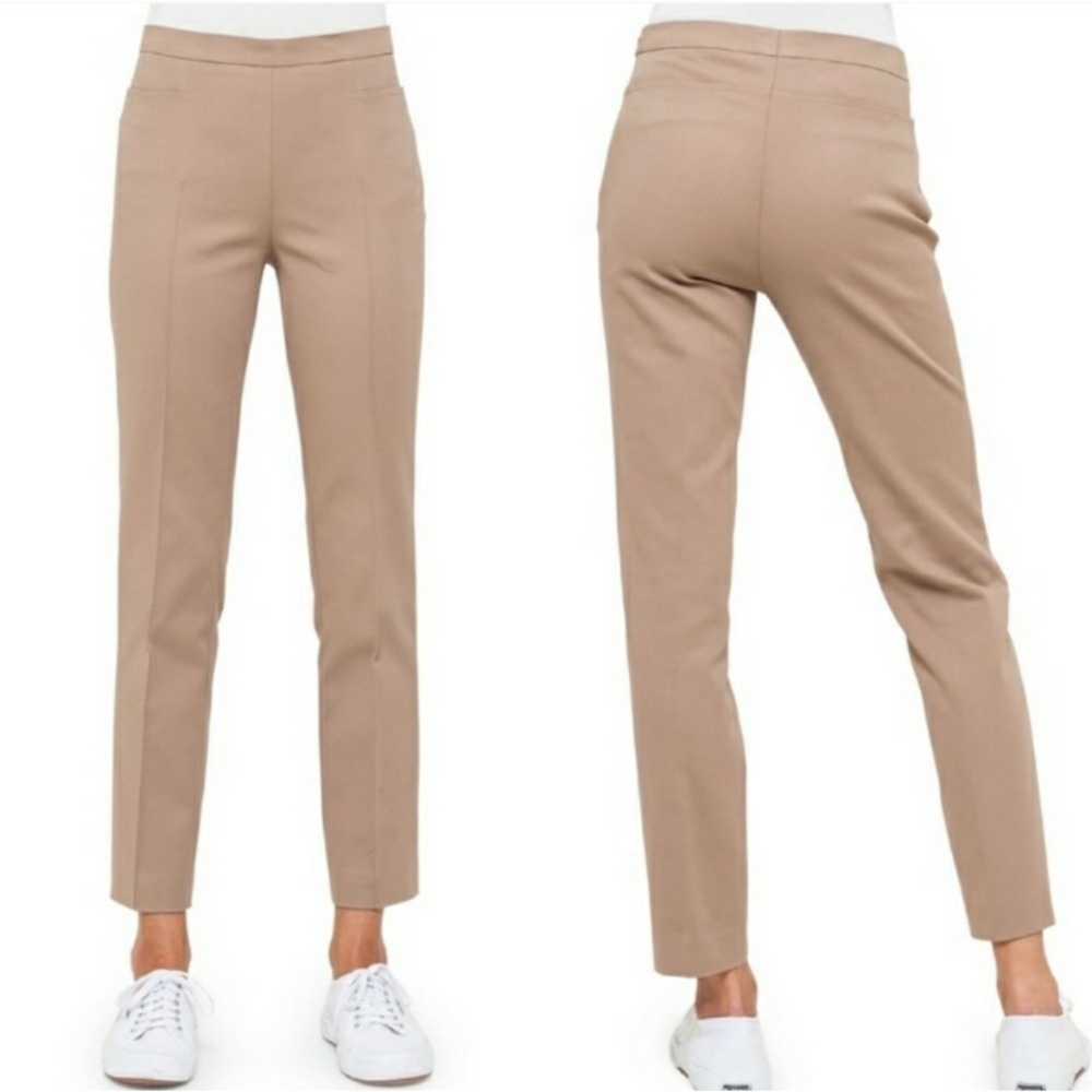 NWT Akris Punto Franca Techno Ankle Length Pants Size 14